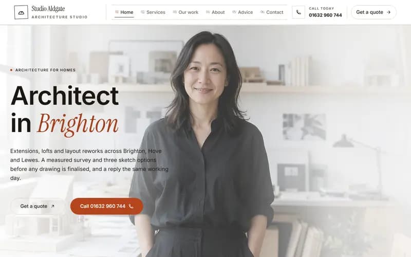 Architect website design