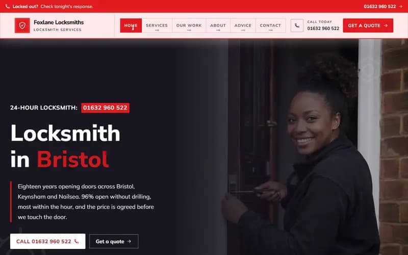 Locksmith website design
